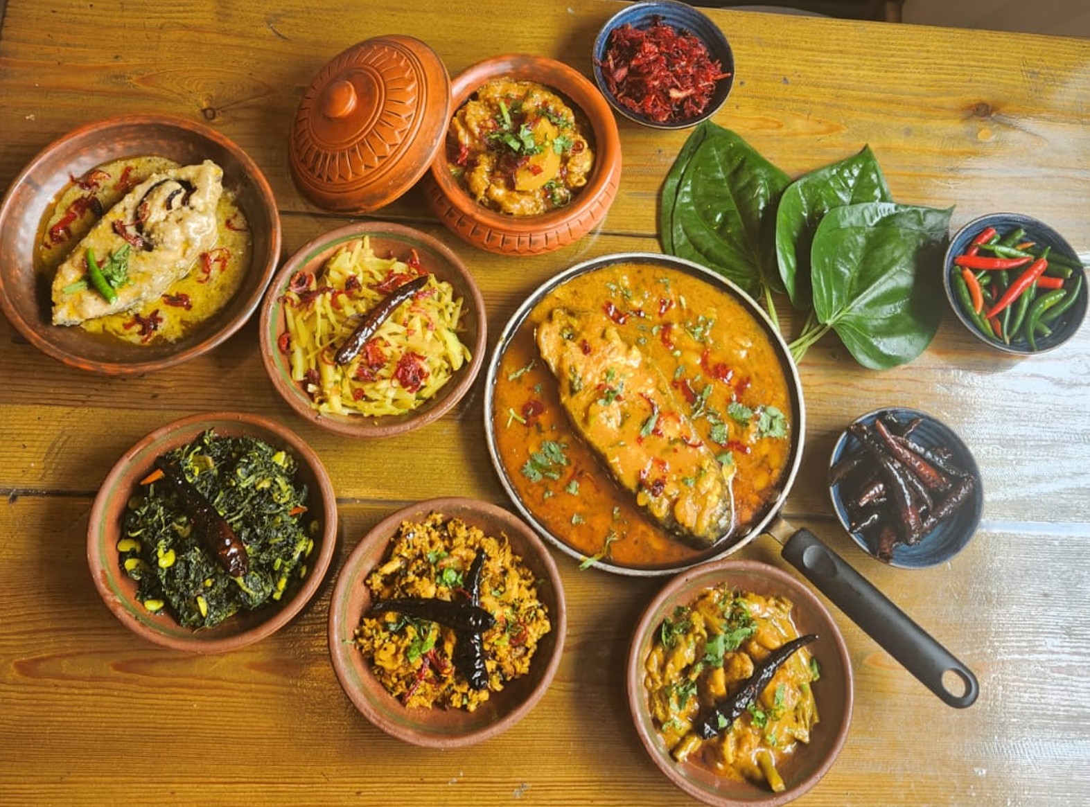 Graam Bangla menu