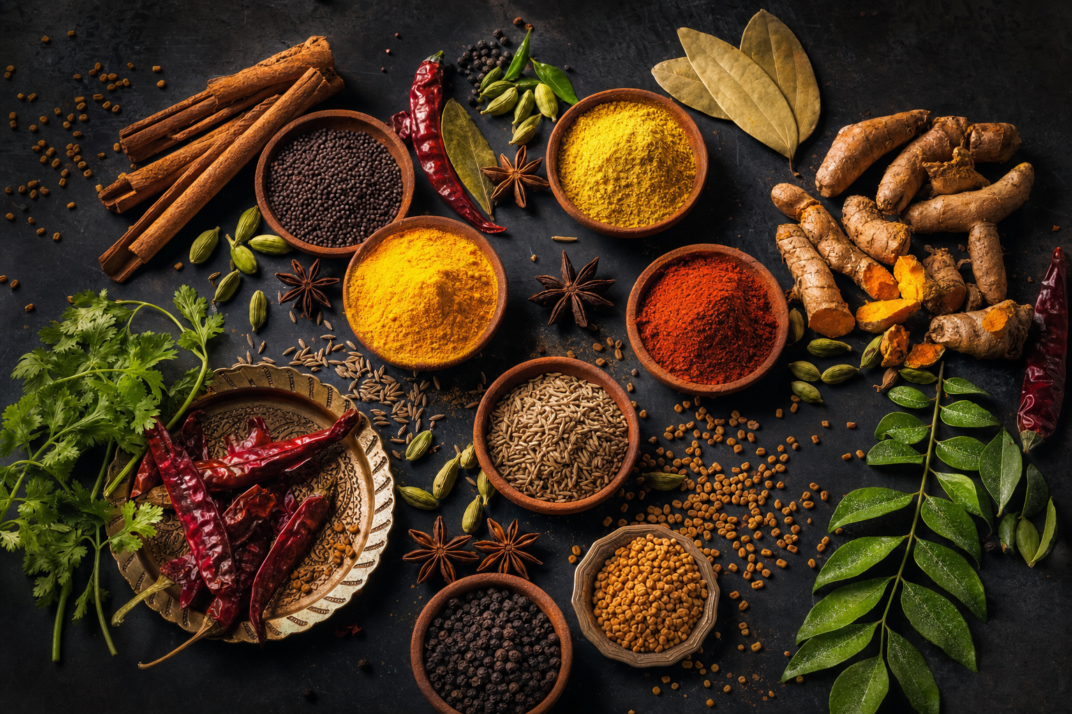 Traditional Bangladeshi spices